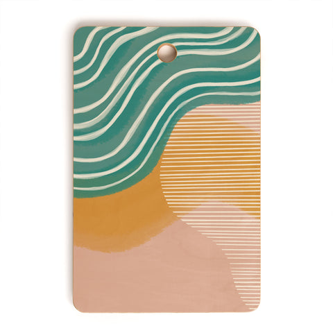 Rachel Szo Morning Swim Cutting Board Rectangle