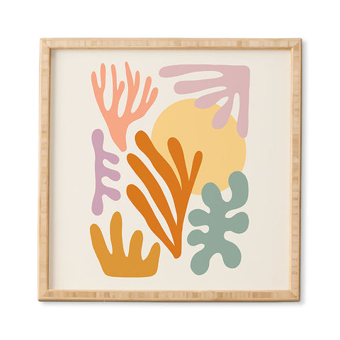 Rachel Szo Seagrass Sun Framed Wall Art