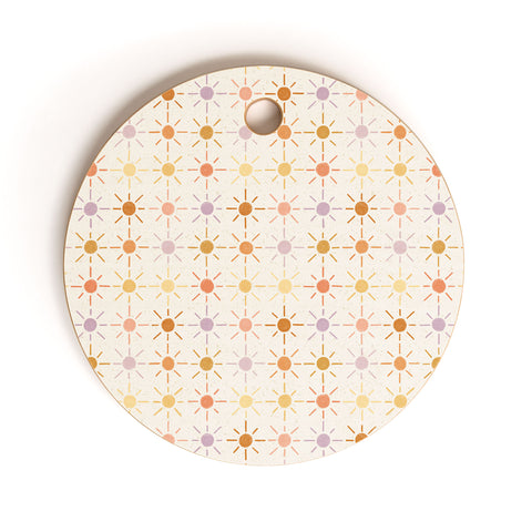 Rachel Szo Sunny Pattern Cutting Board Round