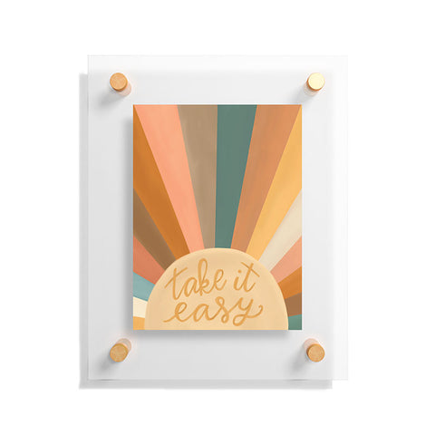 Rachel Szo Take It Easy Sunshine Floating Acrylic Print