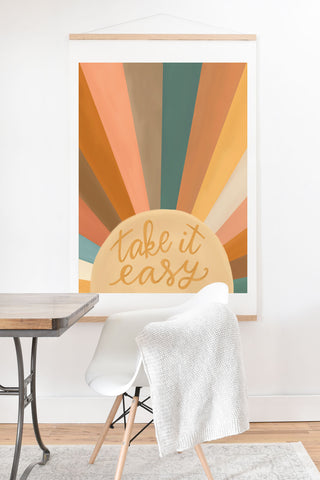 Rachel Szo Take It Easy Sunshine Art Print And Hanger