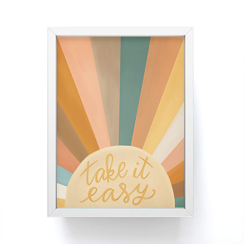 Rachel Szo Take It Easy Sunshine Framed Mini Art Print