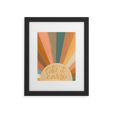 Rachel Szo Take It Easy Sunshine Framed Art Print