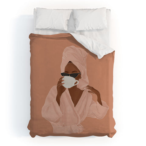 Rachel Szo Treat Yourself Duvet Cover