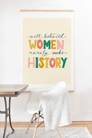 Rachel Szo Well Behaved Women Art Print And Hanger