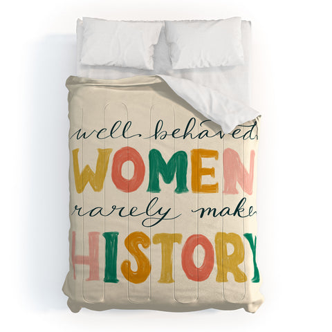 Rachel Szo Well Behaved Women Comforter