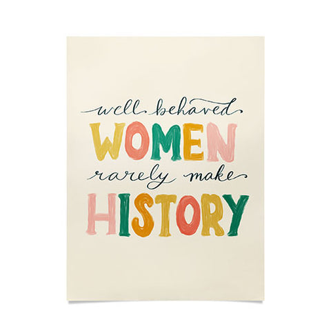 Rachel Szo Well Behaved Women Poster