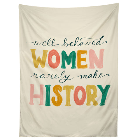 Rachel Szo Well Behaved Women Tapestry