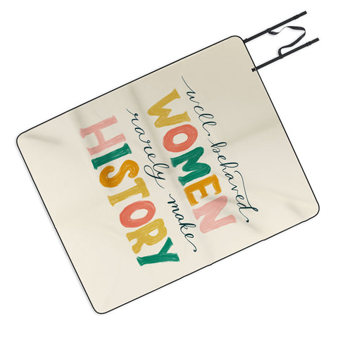Rachel Szo Well Behaved Women Picnic Blanket