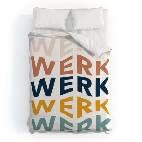 Rachel Szo You Betta Werk Duvet Cover