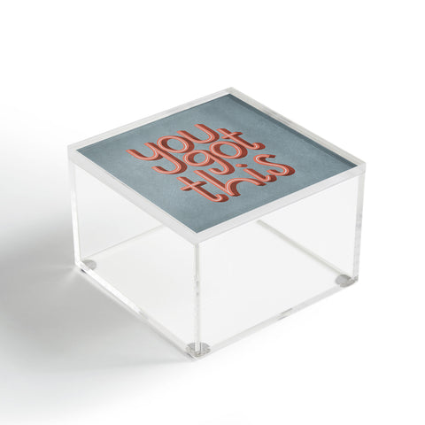 Rachel Szo You Got This III Acrylic Box