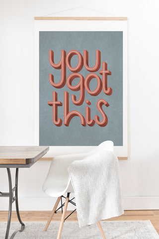 Rachel Szo You Got This III Art Print And Hanger
