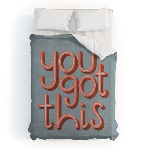 Rachel Szo You Got This III Duvet Cover