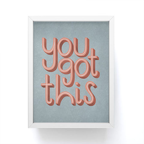 Rachel Szo You Got This III Framed Mini Art Print