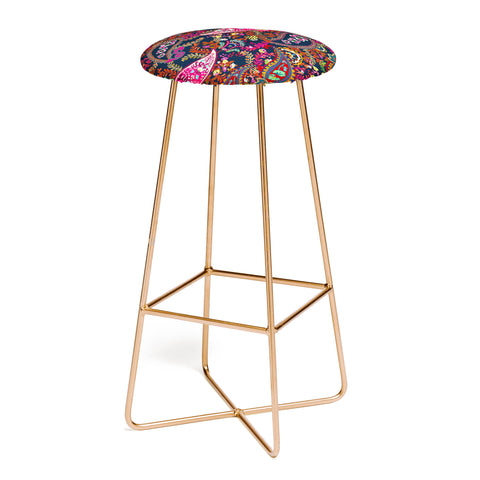 Rachelle Roberts Boho Paisley Bar Stool