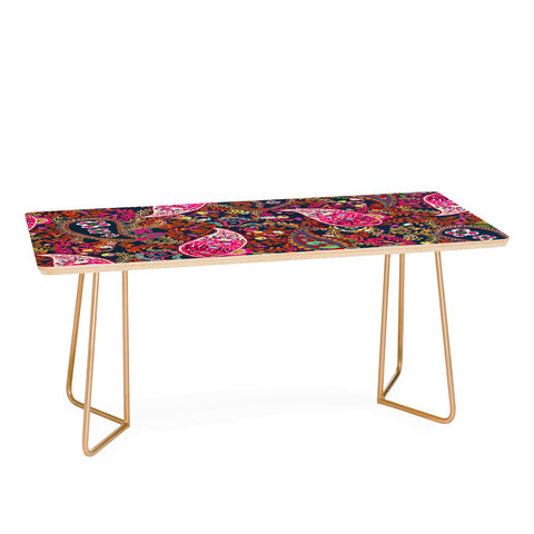 Rachelle Roberts Boho Paisley Coffee Table