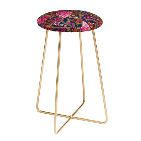 Rachelle Roberts Boho Paisley Counter Stool