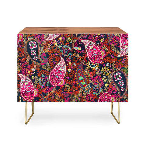 Rachelle Roberts Boho Paisley Credenza