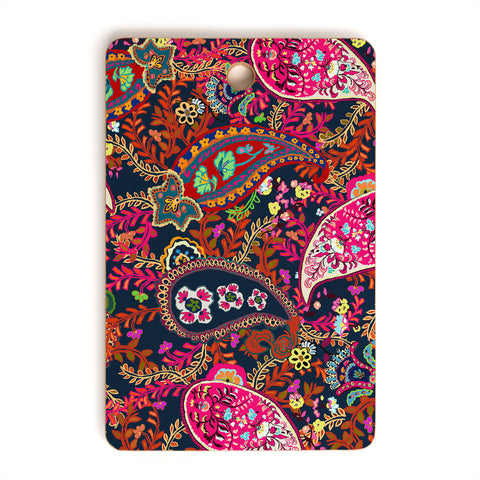 Rachelle Roberts Boho Paisley Cutting Board Rectangle