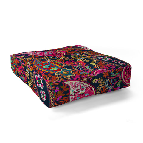 Rachelle Roberts Boho Paisley Floor Pillow Square