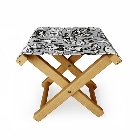 Rachelle Roberts Charming Cats And Dogs Folding Stool