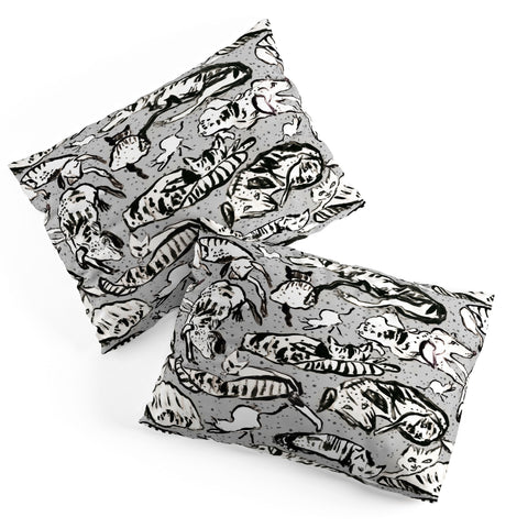 Rachelle Roberts Charming Cats And Dogs Pillow Shams