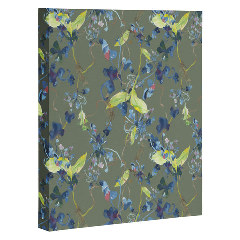 Rachelle Roberts Dandelion Floral Art Canvas