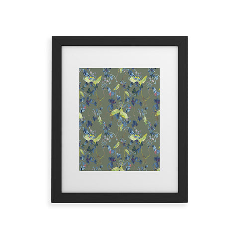Rachelle Roberts Dandelion Floral Framed Art Print