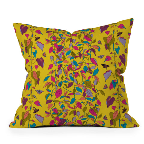 Rachelle Roberts Endless Vines Throw Pillow