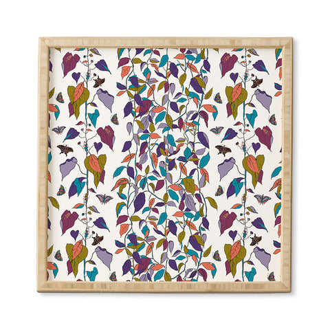 Rachelle Roberts Endless Vines White Framed Wall Art