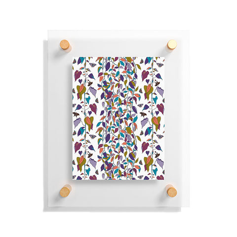 Rachelle Roberts Endless Vines White Floating Acrylic Print