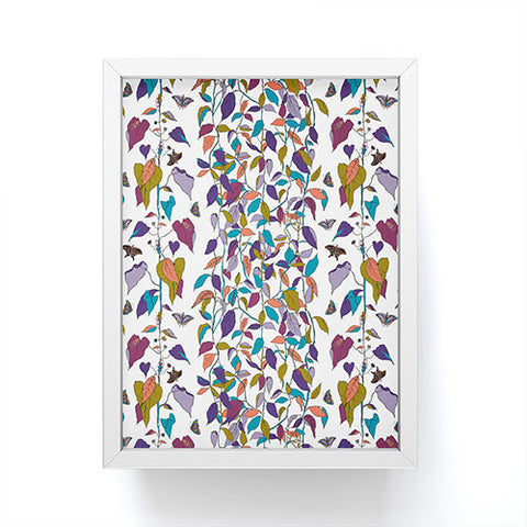 Rachelle Roberts Endless Vines White Framed Mini Art Print