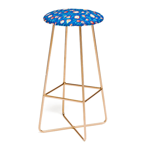 Rachelle Roberts Garden Flower Bar Stool