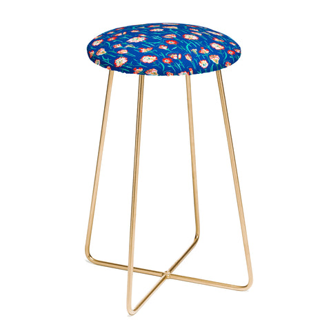 Rachelle Roberts Garden Flower Counter Stool