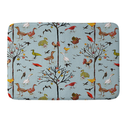 Rachelle Roberts Gathering Of The Webbed Feet Memory Foam Bath Mat