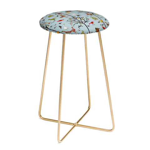 Rachelle Roberts Gathering Of The Webbed Feet Counter Stool