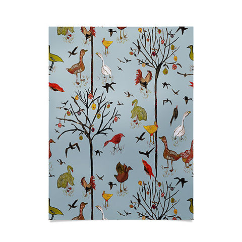 Rachelle Roberts Gathering Of The Webbed Feet Poster