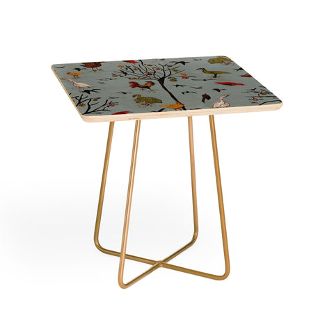 Rachelle Roberts Gathering Of The Webbed Feet Side Table
