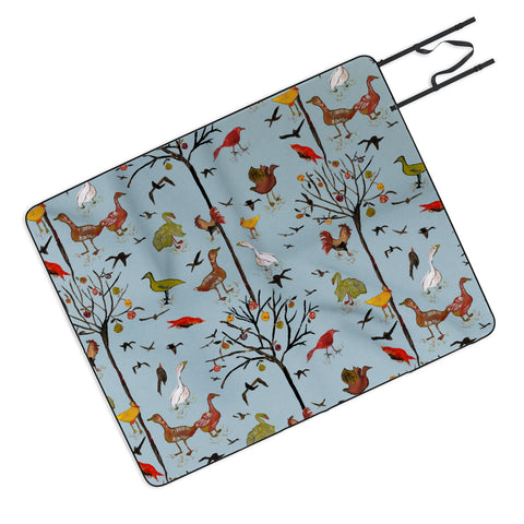 Rachelle Roberts Gathering Of The Webbed Feet Picnic Blanket