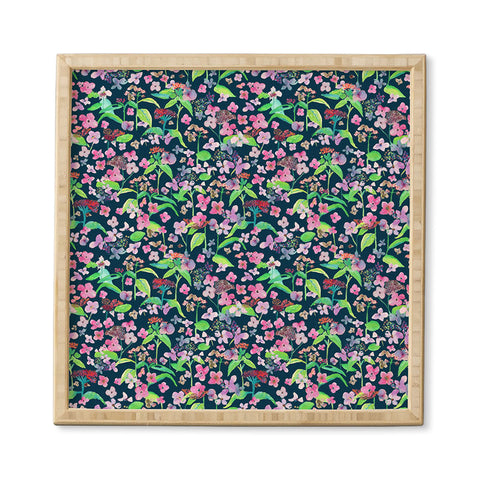 Rachelle Roberts Hydrangea Flower Print Framed Wall Art