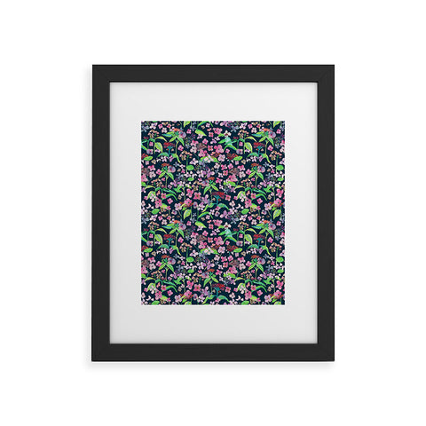 Rachelle Roberts Hydrangea Flower Print Framed Art Print