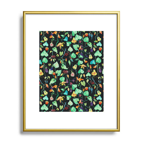 Rachelle Roberts Midnight Picnic Metal Framed Art Print