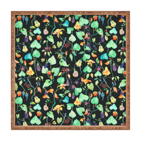 Rachelle Roberts Midnight Picnic Square Tray