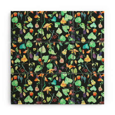 Rachelle Roberts Midnight Picnic Wood Wall Mural