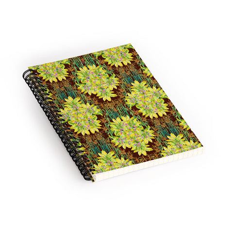 Rachelle Roberts Smoky Corn Field Spiral Notebook