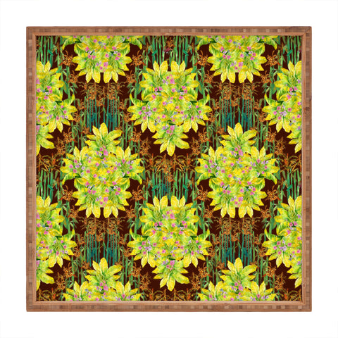 Rachelle Roberts Smoky Corn Field Square Tray