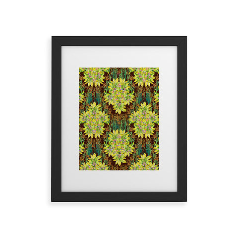 Rachelle Roberts Smoky Corn Field Framed Art Print