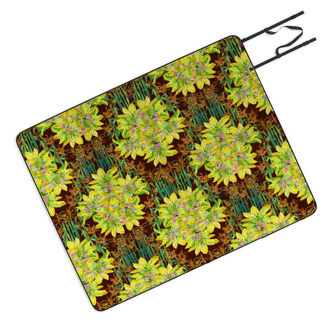 Rachelle Roberts Smoky Corn Field Picnic Blanket