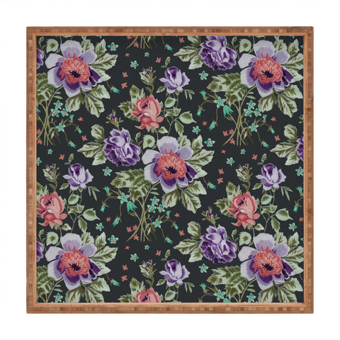 Rachelle Roberts Spring Floral Square Tray