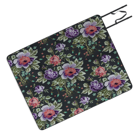 Rachelle Roberts Spring Floral Picnic Blanket